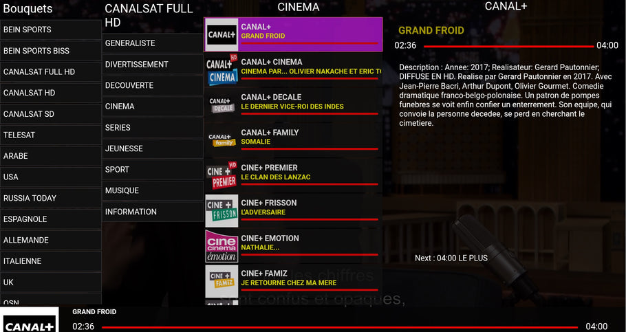 Guide d'installation MOVIESHOW PRO VOD + IPTV pour LG WEB OS